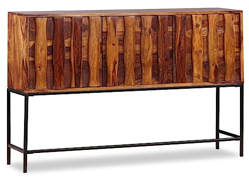 HETFTJN Sideboard, Wohnwand Apothekerschrank Büroschrank Waschbeckenunterschrank Geeignet für Dorm Küchenzeile Office Wohnzimmer Massivholz 120 x 30 x 80 cm