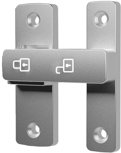 Loquet de porte de grange robuste | Loquet de portail pour portes en bois | Quincaillerie de sécurité pour porte d'abri de jardin, mécanisme de de porte coulissante, serrure de porte de