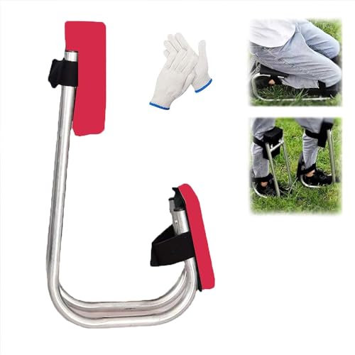 Amieron Knee Seat for Gardening, Kniesitz for die Gartenarbeit, Kniekissen Sitzkissen Mehrzweckkissen, Garten Knieschoner Knieschutzmatte, Arbeitssparende Werkzeuge for Landarbeit (Farbe : Red)