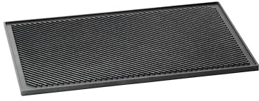 AMT Gastroguss Bäckernorm AMZN-16040G BN 60 x 40 - Piastra reversibile per barbecue e pizza, 60 x 40 cm, utilizzabile su entrambi i lati, scanalata in alluminio pressofuso, finitura antiaderente