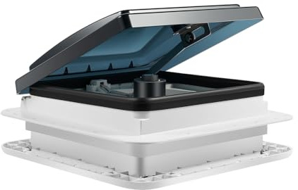 Fridgestea Air Belüftung für Wohnmobil, 12V Wohnmobildach Abluftventilator mit LED-Beleuchtung, RV Lüfter Dachventilator mit einstellbare Windgeschwindigkeit, 28x28CM