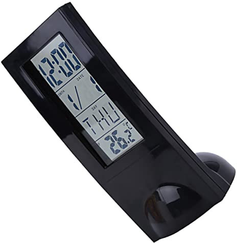Amosfun Wecker – Digitale Elektronische Uhr Mit Temperaturanzeige Countdown-Timer Kalender -anzeige Batteriebetriebene Uhr Mit Schlummerfunktion