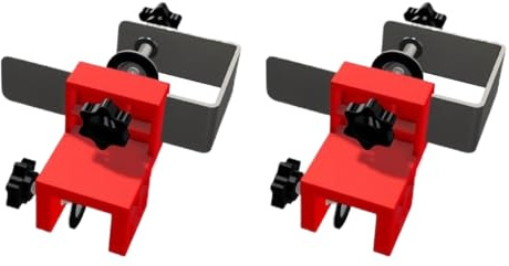 Serre-joints pour Façades de Tiroir,Système De Montage Double Pour Façade De Tiroir - Outil d'Installation Pour Armoire, Guide De Perçage, Accessoire De Menuiserie, Serre-Joint Pour Dressing