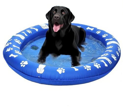 Schwimmreifen für Hunde, Aufblasbare Schwimmhilfe für Hunde, Haustierzubehör Wasserspielzeug für Welpen Klein Mittel Groß Schwimmen in Fluss und für Party Sommer Camping