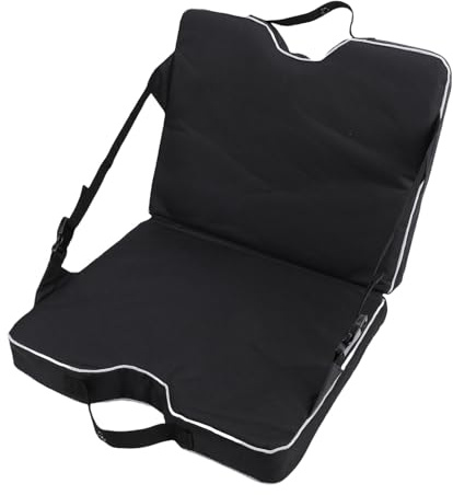 CHICIRIS Stadionkudde, 600D Oxford-tyg Hopfällbar Stolsdyna med Ergonomiskt Ryggstöd för Sportevenemang Camping Fiskeresor Bekväm Bärbar Lättvikt