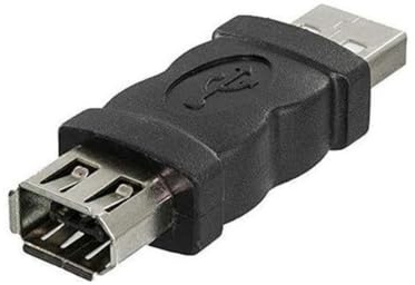 Aetherize Adaptador USB A 6 Pines Tipo A Macho Firewire 1394 Hembra, Enchufe convertidor para cámaras de teléfono, Enchufe convertidor Macho de 6 Pines