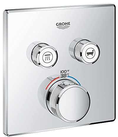 GROHE 29141000 Grohtherm SmartControl Garniture thermostatique Starlight Chrome