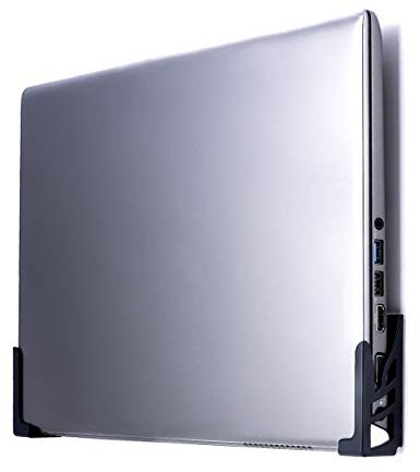 Dockem Koala Wall Mount 2XL: Damage-Free Universal Dock for Laptops, Tablets and Smartphones with Thicker Cases (Black)