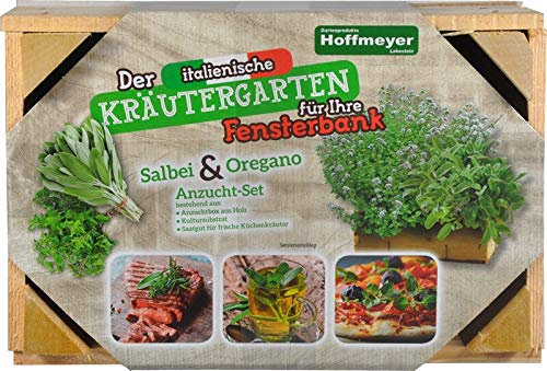 Der italienische Kräutergarten, Kräuter Anzuchtset, Küchenkräuter im Kräutersamen Set