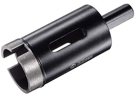 sourcing map 32mm Trépan Diamant Scie Cloche Foret Noyau Mèche Sec ou Humide pour Béton Dur Bloc Brique Maçonnerie