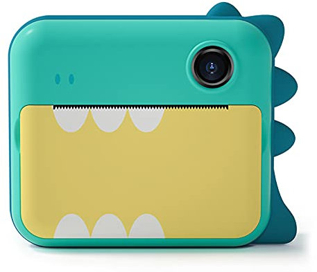 Andoer P1 Kinder Sofortbildkamera mit 2 Rollen Druckpapier, 32GB SD-Karte, Unterstützung WiFi-Übertragung verwendbar auf Selbstklebendem Fotopapier, Geschenk für