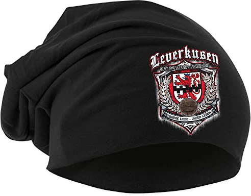 Uglyshirt87 Für Immer Leverkusen Mütze | Strickmütze - Leverkusen Beanie - Leverkusen Hut - Logo - Hat - Stadt - City