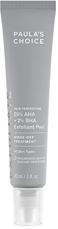 Paula's Choice SKIN PERFECTING 25% AHA + 2% BHA Exfoliant Peeling - Peel für einen Natürliches Glow - Bekämpft Unreine Haut & Mitesser - Mit Glykolsäure & Salicylsäure - Alle Hauttypen - 30 ml