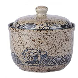 ZGJYSP Boîte à épices en céramique Couverts Restaurant Cuisine Pot à épices Salière et poivrière Vintage (Couleur:B,Taille (B comme Le Montre l'image)