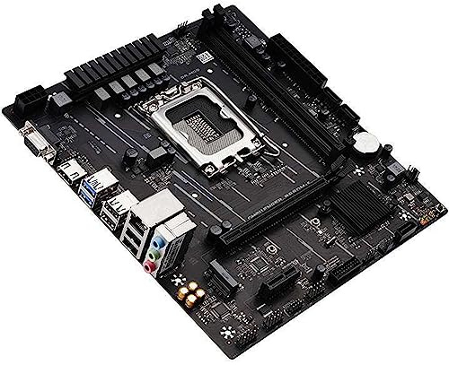 SIMPLETEK – Scheda Madre m-ATX LGA1700 | DDR5 Max 64GB | Slot Scheda Video + 2 Slot PCIe x4 | 2 Slot per M.2 + WiFi | HDMI VGA DP
