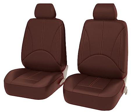 Housses de Siège de Voiture en PU Cuir, Housse de Protection Imperméable et Durable pour Siège de Voiture, Ensemble de Housses Siège Auto Universelle en Similicuir, Accessoires de Voiture D 4PCS