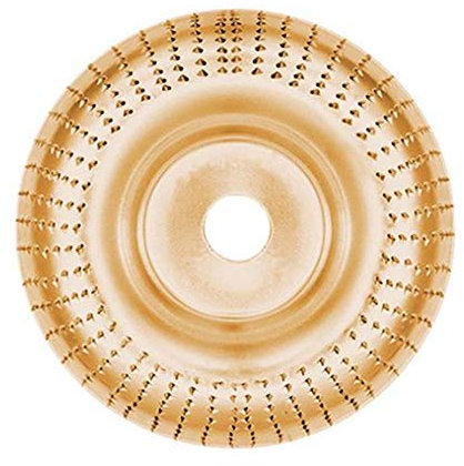 CruSio Holz-Winkelschleifscheibe, Schleifen, Schnitzen, Drehwerkzeug, Schleifscheibe Für Winkelschleifer, Wolframkarbid-Formung, 100/110/125 Mm, Rot, 100 X 16 Mm/Golden/125 * 22 Mm