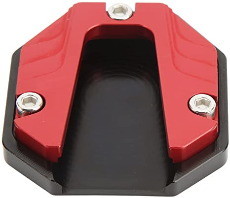 Coussin de Plaque de Béquille Latérale de Moto, Coussin de Béquille de Moto en Alliage D'aluminium, Support de Dessous de Verre, Accessoire de Support de Plaque de Béquille Haute