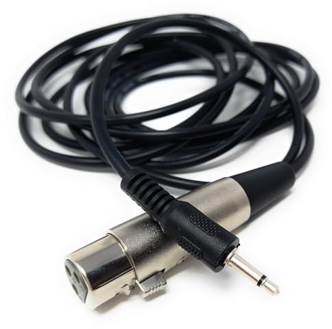 DRUT 3m 3.5mm Mono AUX Jack to XLR Female Socket Microphone Lead Cable | 10ft.