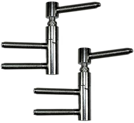 SN-TEC Türband Set Variant V 5450 steigendes Band automatisch hebend, 2-teilig für Holztüren mit Holzzargen, Rolle 15mm, Stift 8mm (DIN RECHTS (2 Stück))