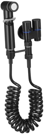 Veemoon Adaptateur Robinet Dérivateur Eau à Voies Kit Pulvérisateur Bidet Lavabo Vaporisateur Toilettes Portable Conception Anti-fuites Ajustement