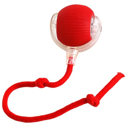 Eventerde Jouet Interactif Intelligent pour Chat 7x7cm Balle Roulante Automatique pour Chats Et Chiens pour Chat À Balle Mobile pour L'intérieur 360° avec Chargement USB
