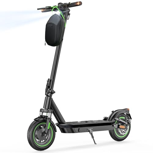 E-Roller mit Straßenzulassung, 60 km Reichweite & 10 Zoll Reifen, Elektro Scooter mit Blinker, Dämpfung & App, Faltbarer Elektroroller bis 120 kg, 500W E-Scooter für Erwachsene zum Pendeln