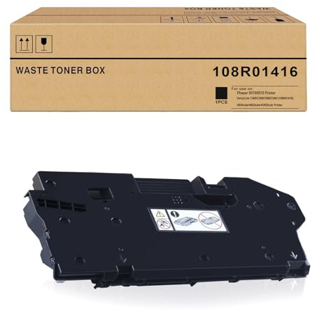 108R01416 Waste Toner Box 6510 WorkCentre 6515 Waste Toner Box for Xerox Phaser 6510 WorkCentre 6515 VersaLink C500 C505 C600 C605 (1 Pack Black)