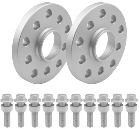 SCC Spurverbreiterungen Spurplatten 2x15mm 5x100-5x112 12120E-ABE-2 kompatibel mit Audi Q3