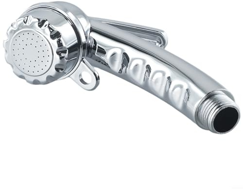 EpheyFIF 1,27 cm Duschkopf, Duschkopf 1,27 cm mit Ein-/Aus-Taste für Boote, Camping, Wohnmobil, Badewannen, Boote, Handbrause