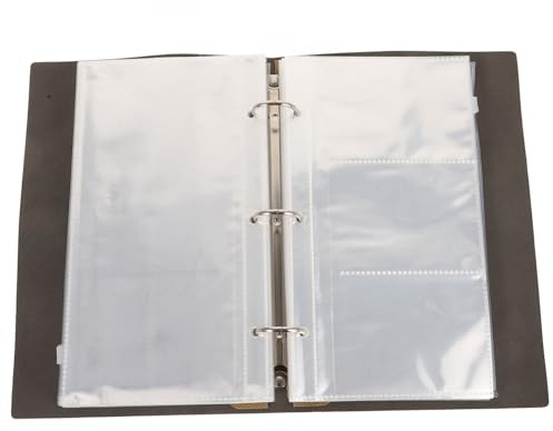 Healifty Album Per Biglietti Raccoglitore Di Biglietti Commemorativi Organizzatore Mobili Per Conservare Cartoline e Ricevute