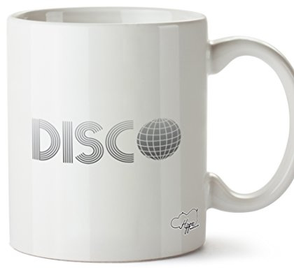 Hippowarehouse Disco Printed Mug Cup Ceramic 10oz