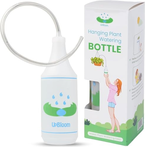 UpBloom | 32 Oz Squeeze Bottle for Hanging Plants, Squirt Bottle/Water Container for Outdoor/Indoor Plants Hanging Plant Waterer Made in The USA (Great Alternative for Outdoor/Indoor Watering Can)