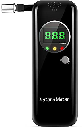 Ketone Atemanalysator, Ketonmessgerät mit 3 LED-Anzeigen für ketogene Diättests