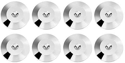 Picchi per diffusori, 8PCS Picchi per diffusori Subwoofer CD Amplificatore Altoparlante HiFi Giradischi Supporto per Piedi Piedini per Cono e Base Pad Piedini Antiurto Mat