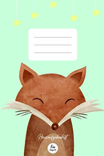Hausaufgabenheft: Tiere Hausaufgabenheft - Hausaufgabenheft Grundschule Mädchen/Jungs mit Wochenübersicht, 2 Stundenplänen und Notenübersicht / Schülerkalender Fuchs / DIN A5