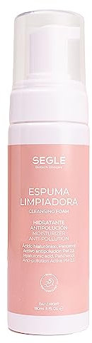 Segle | Limpiador Facial | Purifica, Hidrata y Suaviza La Piel | Efecto Protección | Antipolución | Con Ácido Hialurónico | Producto apto para veganos | 150 ml