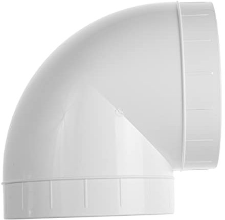 Vent Systems Ø150 mm Ellenbogen 90 Grad Rohrverbinder Flexibler Rundrohr Lüftungsschlauch ABS Kunststoff
