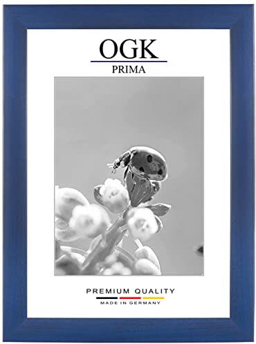 Online-GalleryKing OGK Holz Bilderrahmen 20 x 60 cm in Dunkel-Blau | Foto | Poster | Puzzle | Galerie | Rahmen