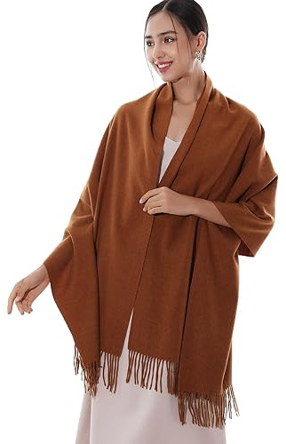 RIIQIICHY Damen Schal Stola Festlich Fur abendkleid Pashmina Schals tücher für Frauen Hochzeit Schultertuch Winter Herbst