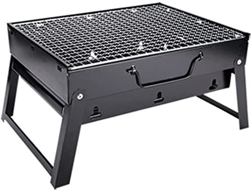 Gasgrill Grill Utomhus Vikbar Träkol Bärbar Minigrill Ved BBQ Spis För Hemträdgård Camping Picknick Fest Strand Bivack