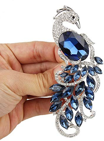 SUNMME Brosche Pfau Brosche Tier Brosche Pfau Kleidung Brosche Damen Herren Party Tragen Schmuck Accessoires Emaille Brosche
