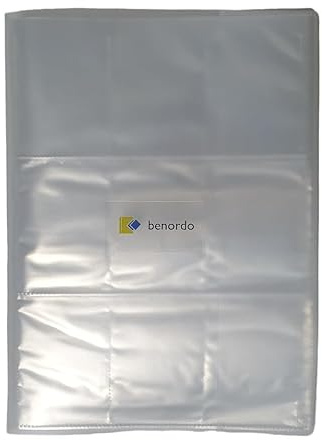 benordo leere transparente Sammelmappe für 324 Sammel Bilder/Karten Sammelheft mit 18 Seiten