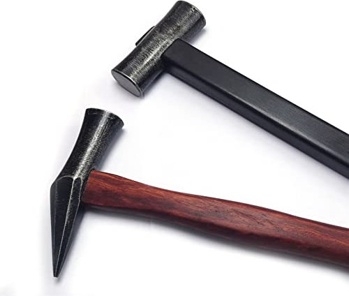 Hammers Tools-DX-Market Studio Hammers,HRC54 Japanese S55 Steel Hammer,H030 (Color : Sky Blue) (Color : Blue)