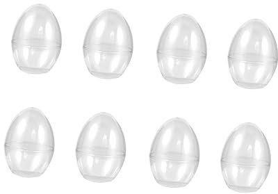 SOLUSTRE 8St Süßigkeiten in großen Mengen lebensmittelboxen plastic easter eggs plastikbälle Keksbehälter zum Verschenken Kekse Verpackungsboxen für Süßigkeiten Kristall Ornament Eierkugeln