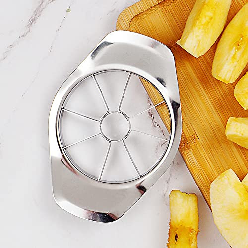 Primes Apple Slicer Stainless Steel Apple Slicer Apple Slicer Fruit Slicer Fruit Cutter Divider Sharp Apple Cutter Corer Remover Easy Grip Handle with 8 Blades for Apple
