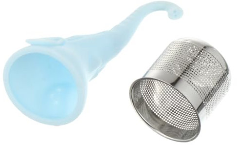 CIYODO Tea Elephant Shape Silicone Stainless Steel Tea Infuser Straining Tool for Loose Leaf for Home Office Use