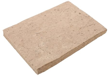 DIYEAH Handgeschöpftes Maulbeerpapier 50 Blatt 18.80 X 13.30 cm Kalligraphiepapier Für Schreiben Malen Und Basteln Natürliches Papier Mit Struktur