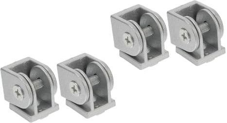 PLAFOPE 4stücke Flexible Zinklegierung Pivot Gelenk Professionelles Aluminiumprofil Drehgelenk Für Einfache Montage Und Vielseitige Anwendungen