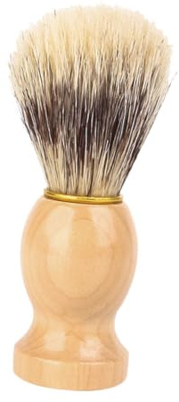 VICASKY Spazzola per la cura della barba, spazzola per capelli da uomo, spazzola per la pulizia dei capelli, spazzola per capelli, spazzola per capelli, spazzola pulita, criniera, beige